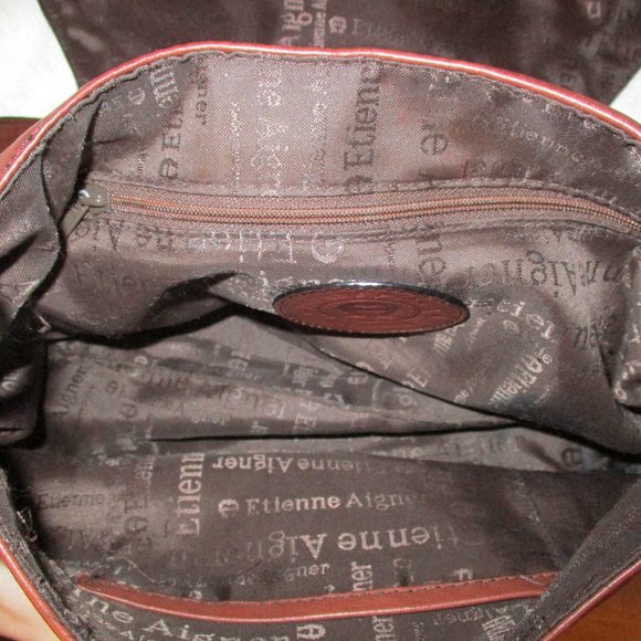 Etienne Aigner Flapped Saddle Bag - Picture 9 of 14